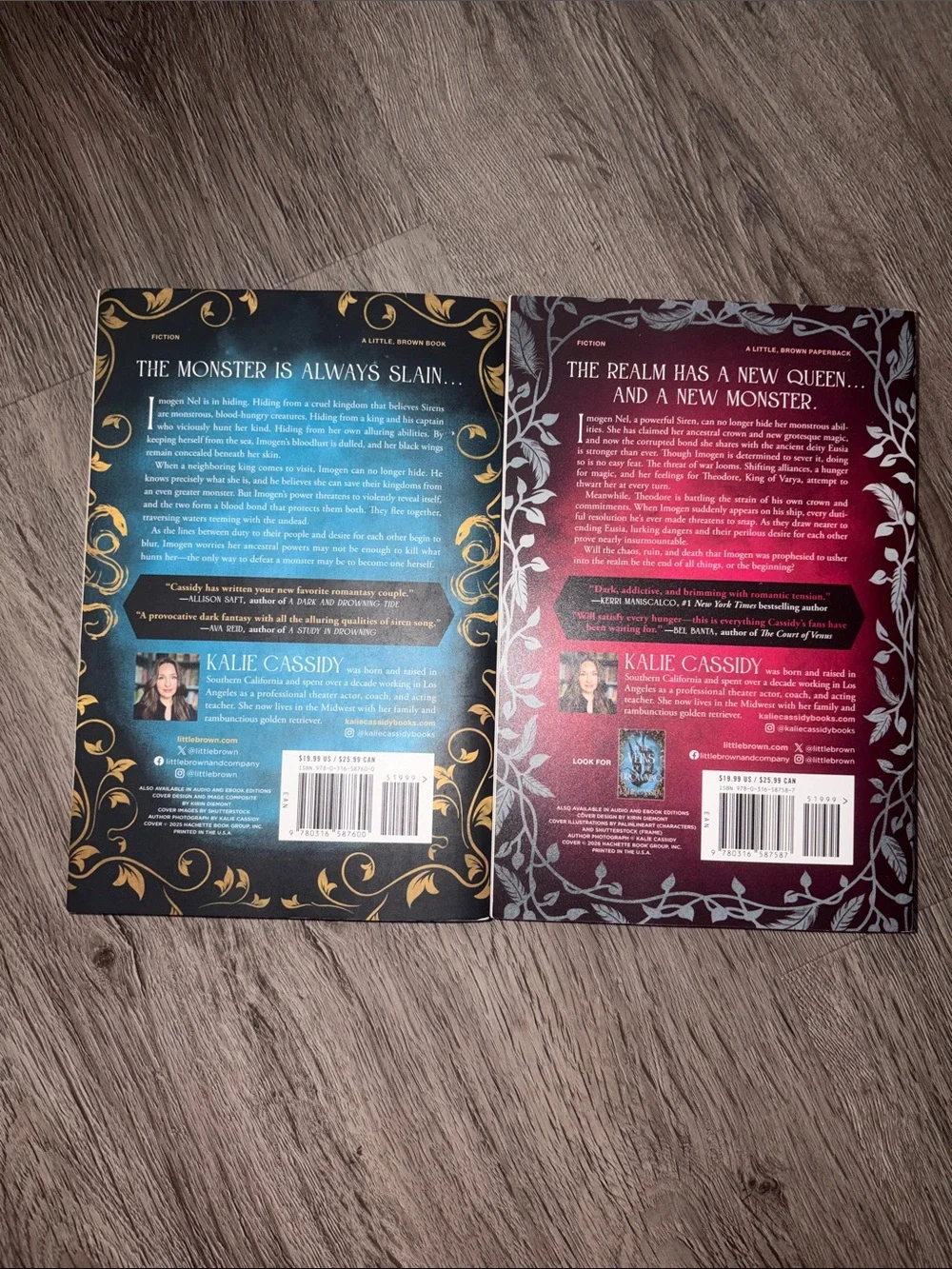 In the Veins of the Drowning and In the Wake of the Ruined by Kalie Cassidy